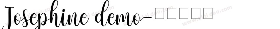 Josephine demo字体转换